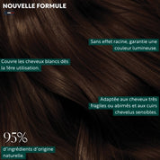 Teinture aux plantes Martine Mahé n°2 Châtain Foncé