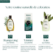Teinture aux plantes Martine Mahé n°4 Châtain