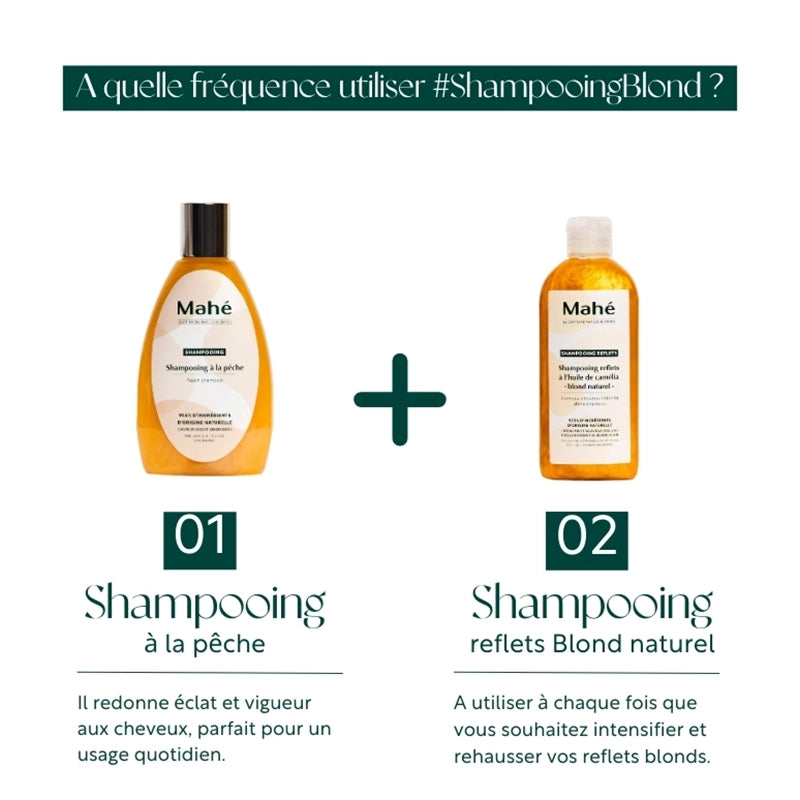 Shampooing reflets blonds naturels