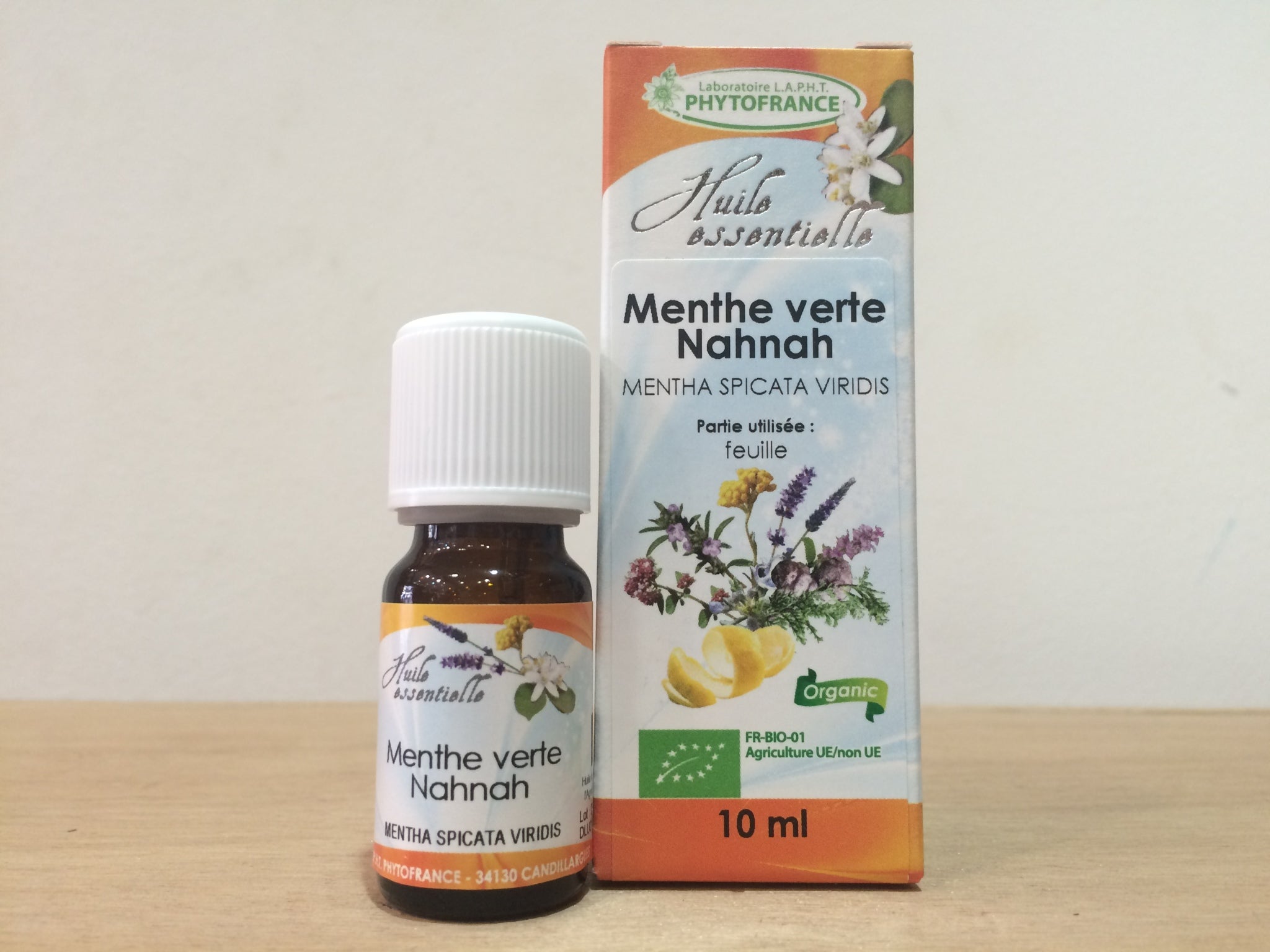 Huile essentielle MENTHE VERTE NAHNAH BIO