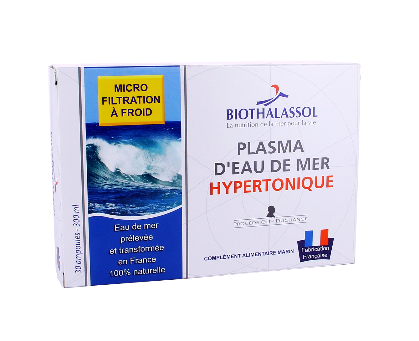 plasma eau de mer hypertonique