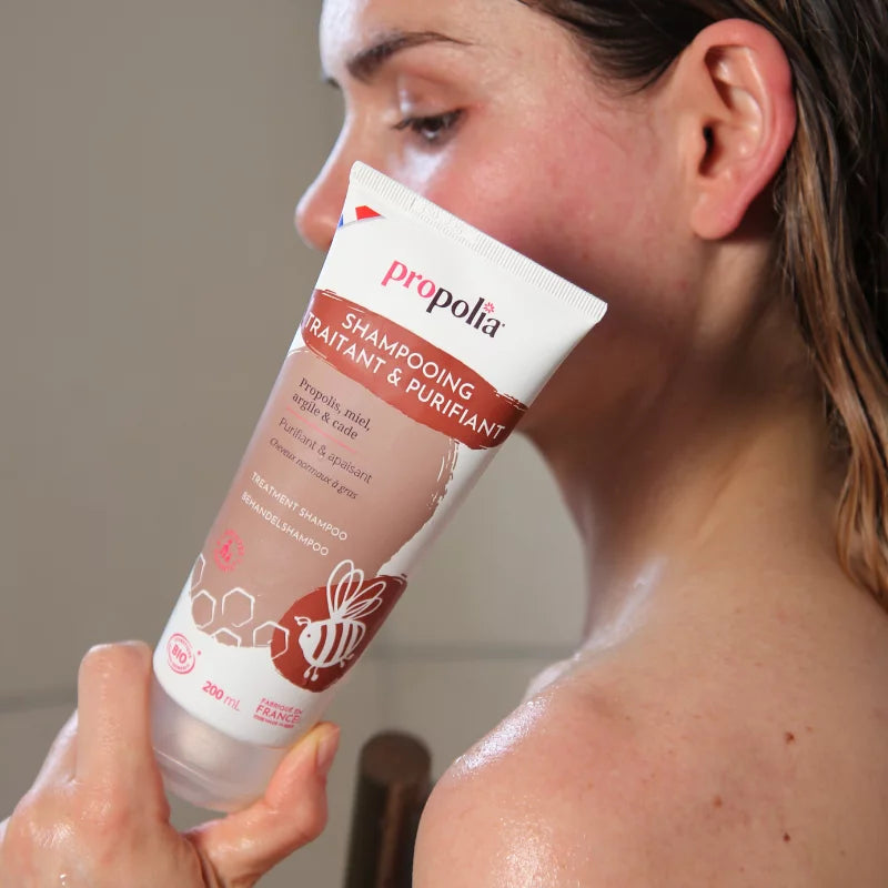 Shampooing Traitant BIO - Propolis, Miel, Argile & Cade