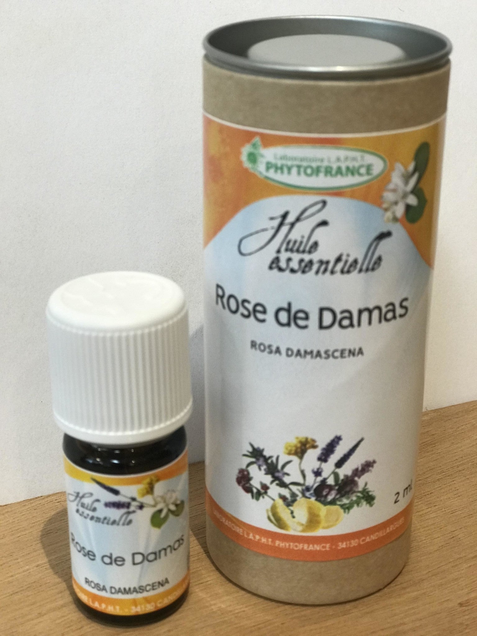 Huile essentielle pure Rose de Damas