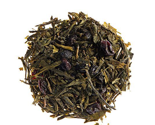 Thé vert Sencha Myrtille