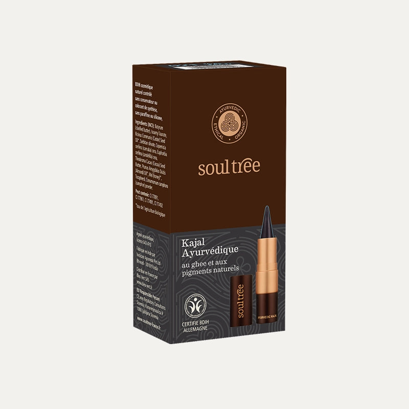 Kajal ayurvédique (crayon eye liner pour les yeux) au ghee bio et aux pigments naturels