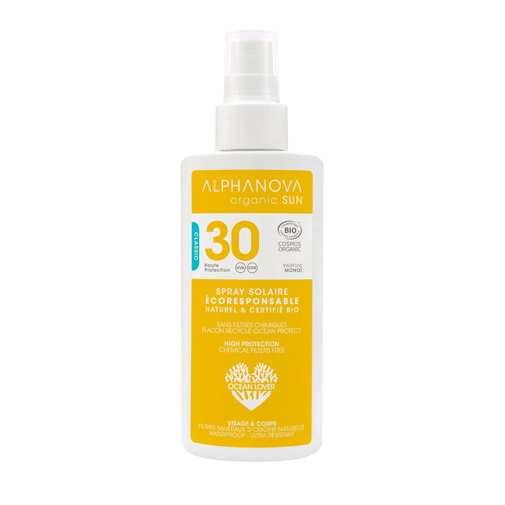 Spray solaire écoresponsable BIO SPF 30