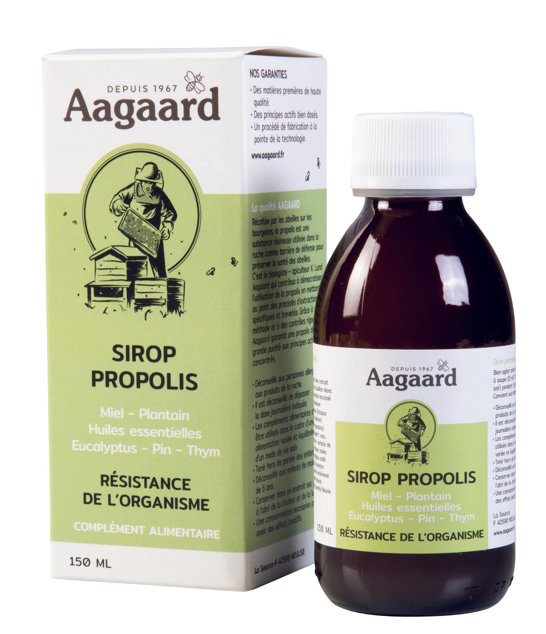 Sirop Pectoral à la Propolis® Plantes et propolis BIO