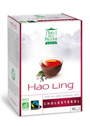 thé hao ling BIO 90 sachets bon cholestérol fairtrade Thés de la Pagode