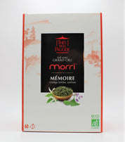 thé morri thés de la pagoge 60 infusettes thé vert BIO Ginkgo biloba & Mélisse