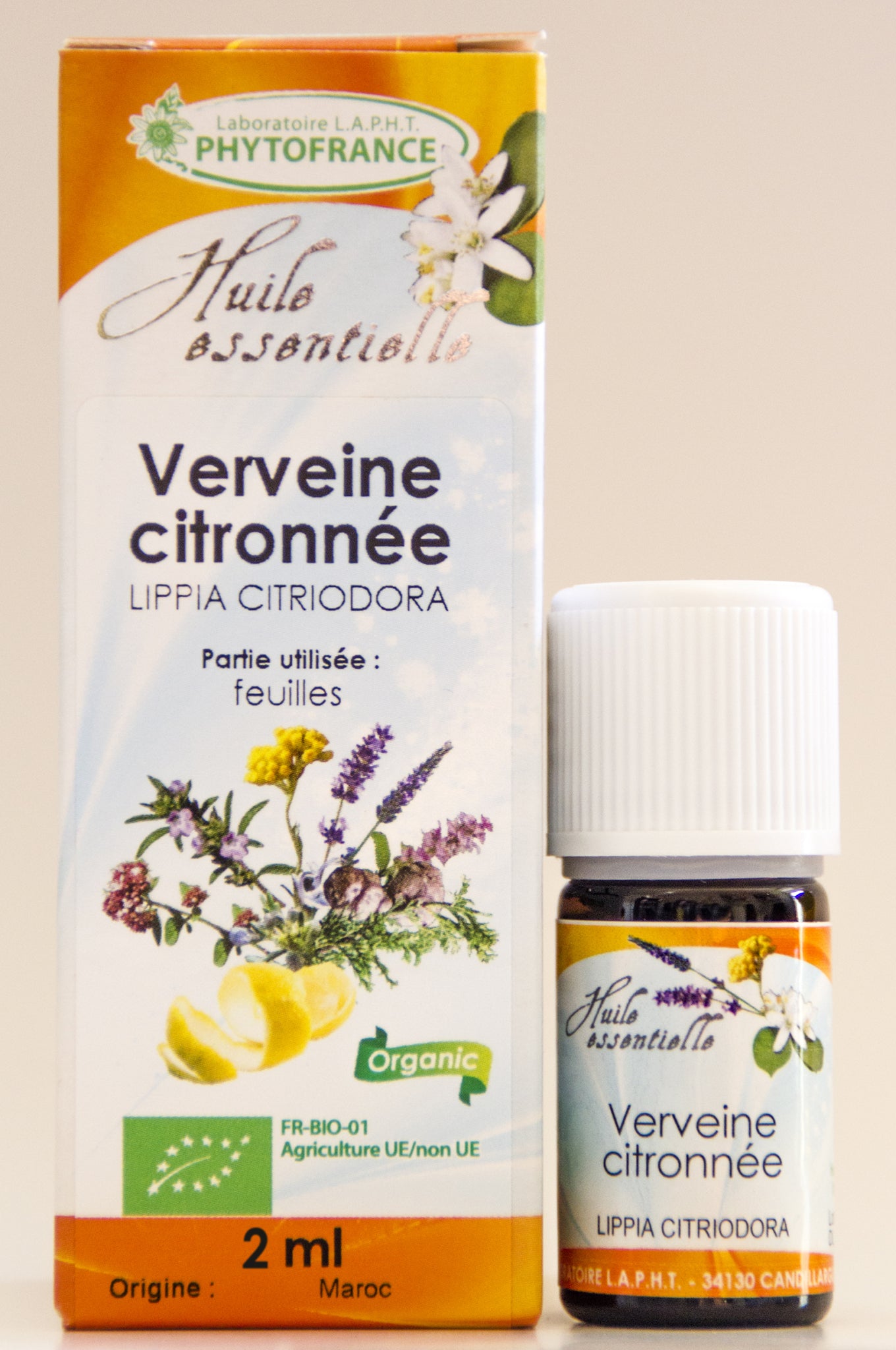 Huile essentielle Verveine Citronnée BIO