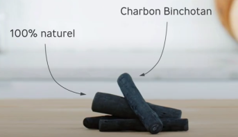 Charbon de bois binchotan – Filtre à eau